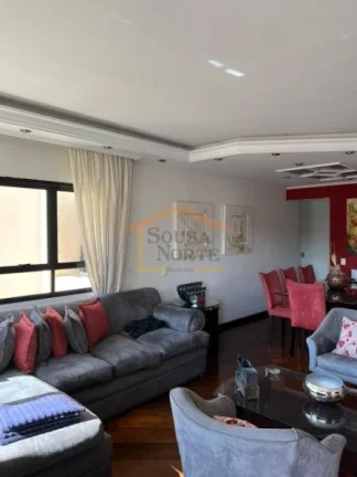 Imagem Apartamento amplo, 158m², 3 dormitórios, sendo 1 suíte, totalizando 4 banheiros, lavabo, dependê...