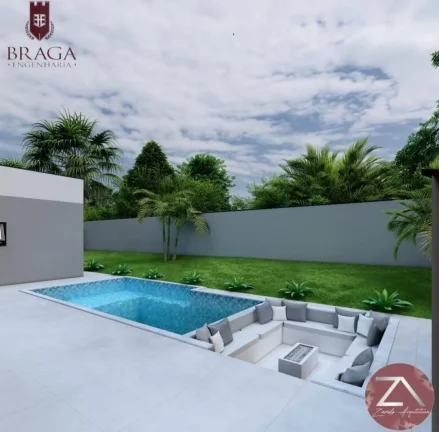 Imagem Casa Térrea Atibaia - 204M², 3 Dorms, 3 Suítes, Closet, 2 Vagas, Lareira.