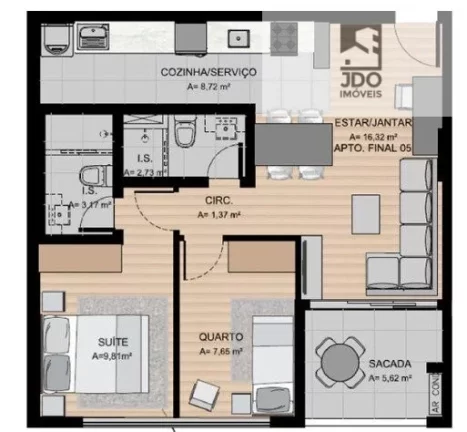 Imagem Apartamento a Venda no bairro Ecoville - Curitiba, PR