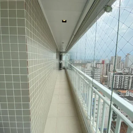 Imagem Apartamento Frente Mar com 3 dormitórios, sendo 3 suítes à venda, 166 m² por R$ 1.950.000 - Aviação - Praia Grande/SP
