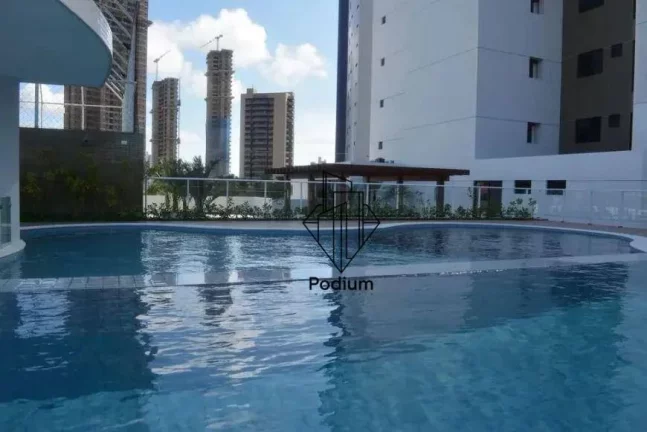 Imagem Apartamento com varanda/sacada gourmet, móveis projetados e vista para o mar em condomínio club no Altiplano Cabo Branco -AP2748.