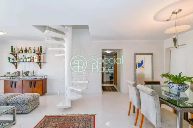 Imagem Excelente Cobertura Duplex no Brooklin. 303m² de área útil No primeiro piso: - Amplo living com v...