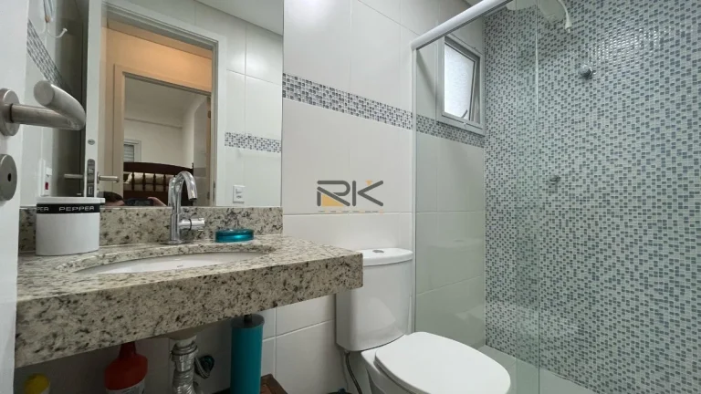 Imagem APARTAMENTO PRAIA GRANDE com 2 dormitórios sendo 1 suíte,1 vaga de garagem,sala 2 ambientes,varanda gourmet com churrasqueira