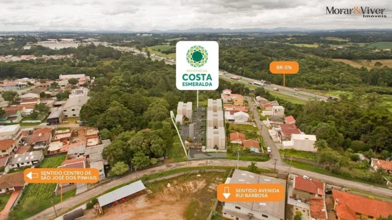 Imagem Apartamento para Venda em São José dos Pinhais, Santo Antônio, 2 dormitórios, 1 banheiro, 1 vaga
