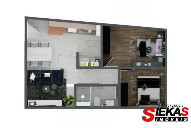 Imagem Apartamento à venda em São Paulo-SP, Vila Mafra: 1 quarto, 1 sala, 1 banheiro, 42m² de área. Excelente oportunidade!
