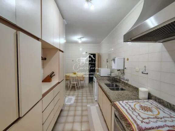 Imagem Imperdível apartamento à venda em Guarujá-SP, Pitangueiras: 3 quartos, 1 suíte, 2 salas, 3 banheiros, 105m². Venha conferir!