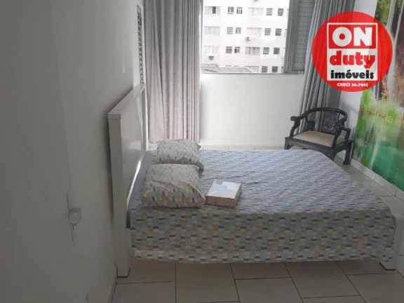 Imagem Apartamento com 2 quartos, 110 m² - venda por R$ 780.000 ou aluguel por R$ 6.071/mês - Gonzaga - Santos/SP