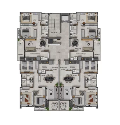 Imagem Apartamento à venda, 63 m² por R$ 631.230,75 - Poço - Cabedelo/PB