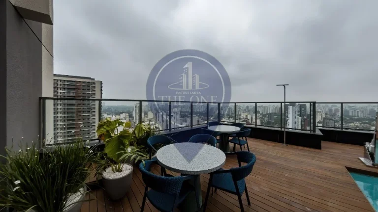 Imagem Studio de Luxo à Venda no Brooklin Paulista, São Paulo-SP: 1 Quarto, 1 Banheiro, 40,55 m² de Puro Conforto!