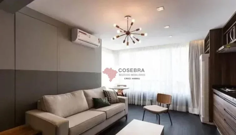 Imagem Apartamento com 1 dormitório para alugar, 45 m² por R$ 6.650,00/mês - Vila Olímpia - São Paulo/SP