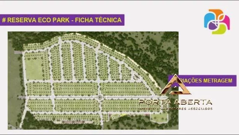 Imagem Loteamento RESERVA ECOPARK - REGIAO DE TIMÓTEO - COD 612