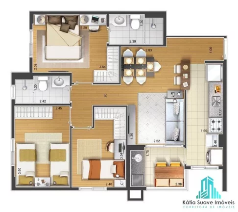 Imagem Apartamento para Venda em São Caetano do Sul / SP no bairro Santa Paula