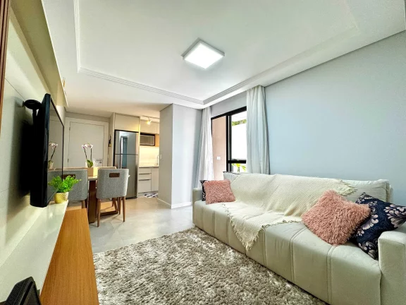 Imagem Apartamento semi- mobiliado com 3 dormitórios sendo 1 suíte e 1 vaga em São José dos Pinhais
