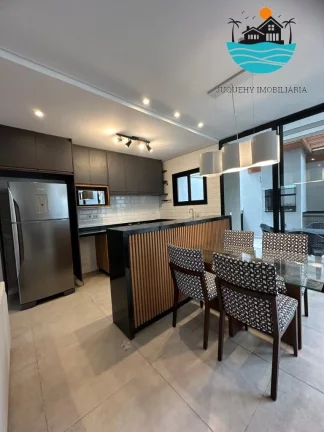 Imagem Lançamento - Casa a venda em Juquehy, com 3 suítes, sala, cozinha americana, churr. ... piscina privativa, 136m² área construída | Juquehy Imobiliária