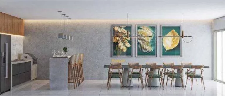Imagem Apartamentos com varanda / sacada gourmet a poucos minutos da praia no Brisamar - AP0119