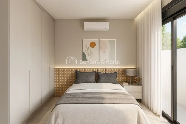 Imagem Casa térrea nova à venda com 3 quartos sendo 3 suítes, todas com armários planejados, ar condici...