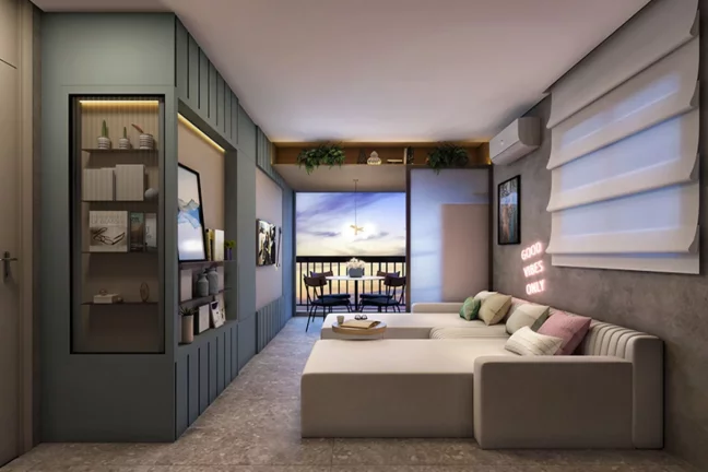 Imagem Studio de 1 quarto à venda em condomínio de luxo em Perdizes, São Paulo-SP: Condomínio W Be Perdizes