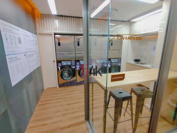 Imagem Apartamento com 1 dormitório, 24 m² - venda por R$ 460.000,00 ou aluguel por R$ 3.487,00/mês - Campo Belo - São Paulo/SP