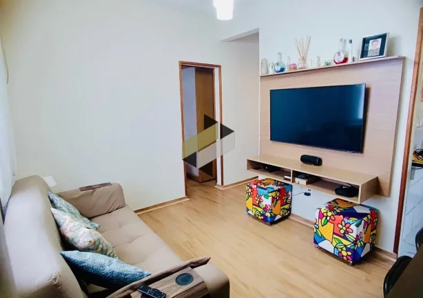 Imagem Apartamento para Venda em Santos, Embaré, 2 dormitórios, 1 banheiro, 1 vaga