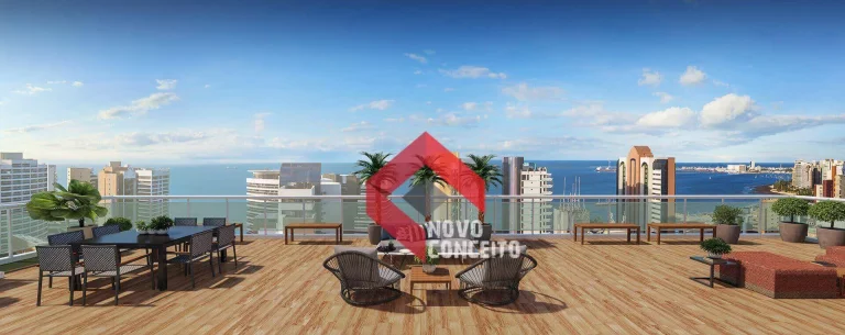 Imagem Apartamento à venda, 57 m² por R$ 813.000,00 - Meireles - Fortaleza/CE