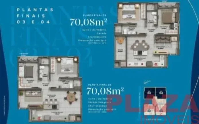 Imagem Apartamento à venda no St. Pierre Residence da Construtora Marini – 2 dormitórios (1 suíte) em Camboriú