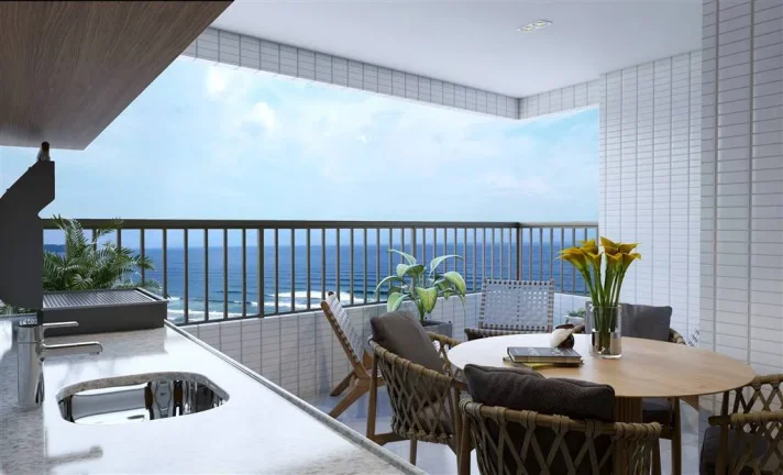 Imagem APARTAMENTO COM 121.45 m² - AVIAÇÃO - PRAIA GRANDE SP