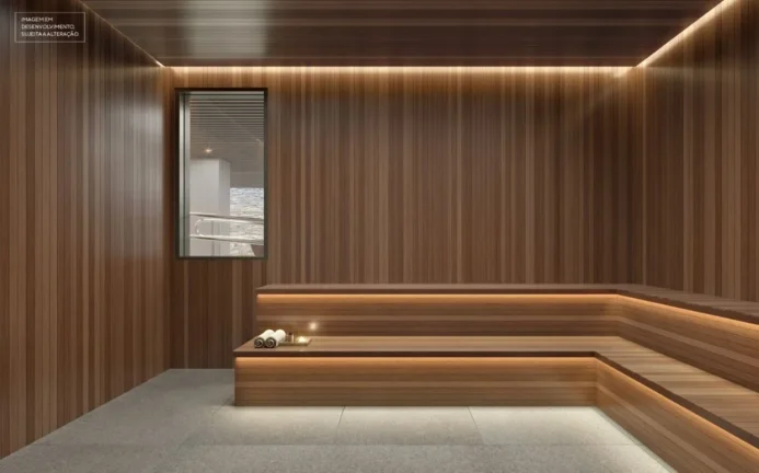 Imagem Apartamento 251M², 4Q, 4 Suítes, 6 Banheiros, 3 Vagas, 1 Lavabo, Academia, Piscina, Piscina Raia 25M, Quadra de Tênis, Sauna Seca e Úmida, Pet Play.
