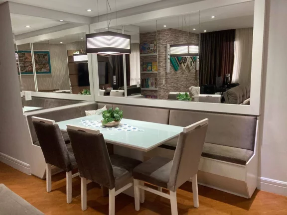 Imagem Apartamento com 3 dormitórios à venda, 69 m² por R$ 560.000 - Vila Humaitá - Santo André/SP