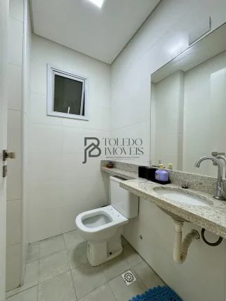 Imagem Apartamento 03 suítes de 123m², vista mar com churrasqueira a carvão, menos de 100 metros do mar no Canto do forte