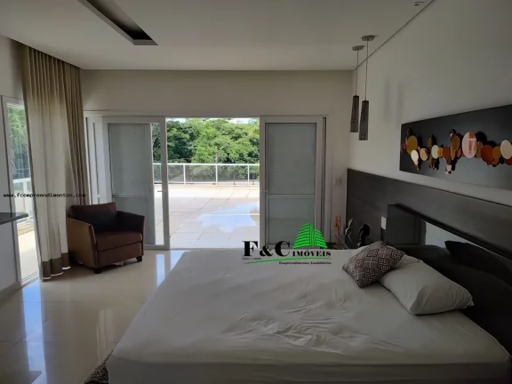 Imagem Casa em Condomínio para Locação em Limeira, Parque Residencial Roland, 4 dormitórios, 4 suítes, 5 banheiros, 4 vagas