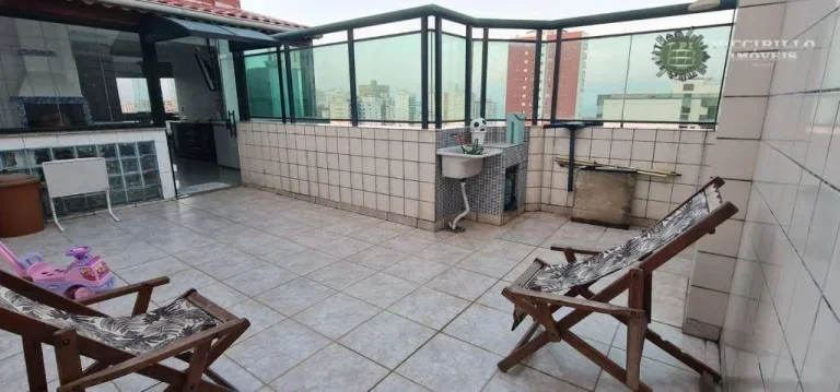 Imagem Apartamento com 3 dormitórios à venda, 176 m² por R$ 750.000,00 - Vila Assunção - Praia Grande/SP