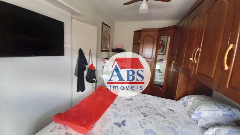 Imagem Apartamento com 3 dormitórios à venda, 110 m² por R$ 580.000 - Aparecida - Santos/SP Frente vista livre