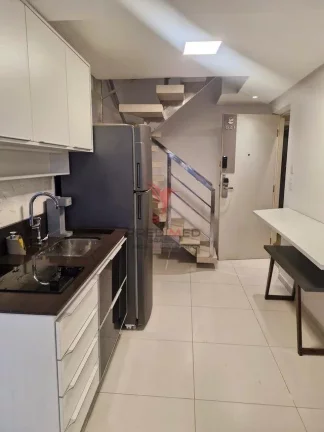 Imagem Lindo apartamento , COBERTURA ,mobilado, para aluguel, 2 quartos, área gourmet em Tambaú