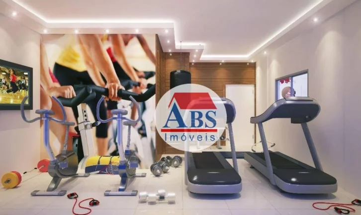 Imagem Apartamento com 2 dormitórios à venda, 70 m² por R$ 620.000 - Campo Grande - Santos/SP Lazer completo na cobertura