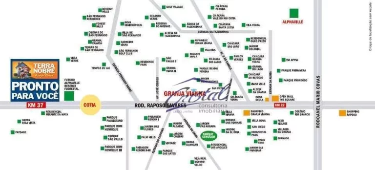 Imagem Terreno à venda, 241 m² - Cond. Terra Nobre - Sítio Boa Vista - Cotia/SP