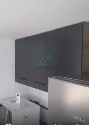 Imagem Apartamento a venda com 2 dormitórios e varanda gourmet no centro de Ubatuba.
