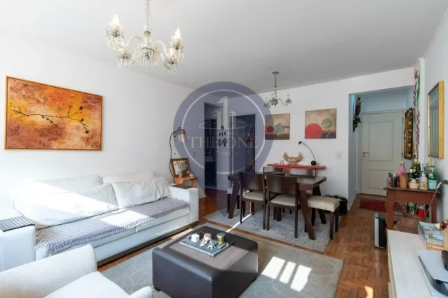 Imagem Apartamento à venda em Indianópolis, São Paulo-SP: 3 quartos, 2 salas, 3 banheiros, 1 vaga de garagem - 95,00m².