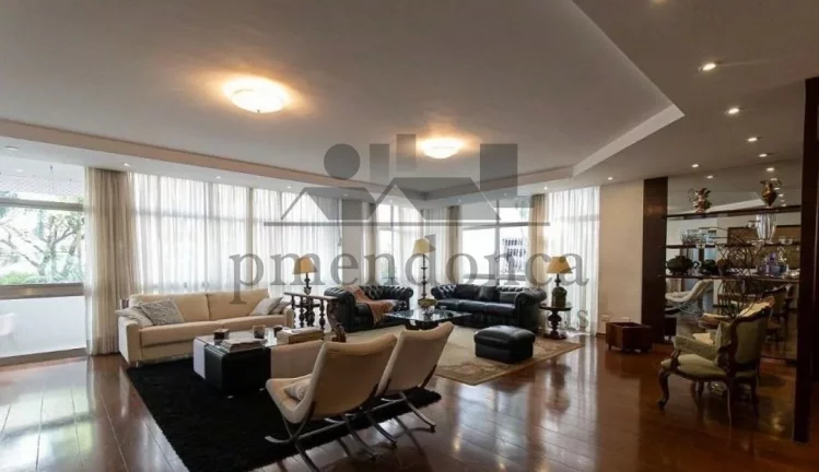 Imagem Apartamento em Higienópolis com 270m², 4 quartos (3 suítes) e 2 vagas.