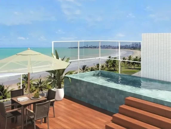 Flat com 1 dormitório à venda, 19 m² por R$ 335.000,00 - Intermares - Cabedelo/PB