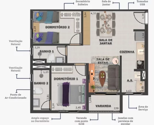 Imagem Apartamento com 2 quartos a venda em Santo André SP, comprar apartamento com 2 dormitórios a venda em Santo André SP, apartamento em construção Abc Pa