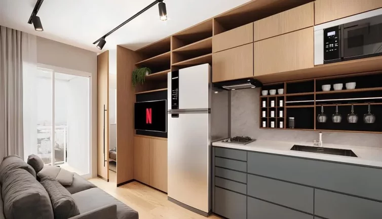 Imagem Apartamento com 1 Quarto à Venda, 57 m² em Campo Belo - São Paulo