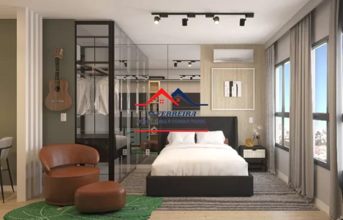 Imagem Apartamento com 1 Quarto à Venda, 25 m² em Jardim Pacaembu - Piracicaba