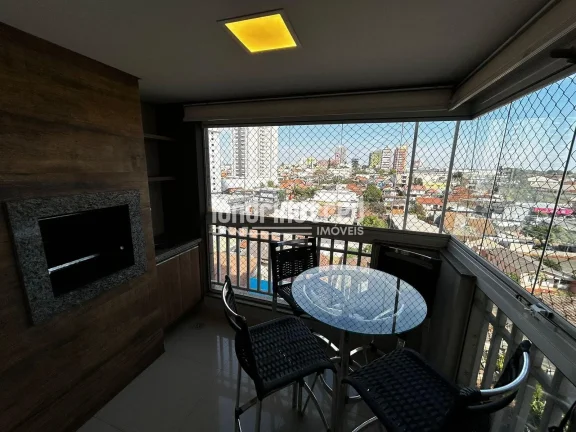 Imagem Apartamento mobiliado no Centro de Cambé com 95m², 3 quartos (1 suíte), sacada com churrasqueira, piscina, salão de festas e baixo condomínio!