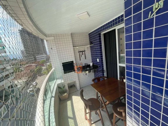 Imagem Apartamento com 1 dormitório à venda, 55 m² por R$ 350.000,00 - Vila Guilhermina - Praia Grande/SP