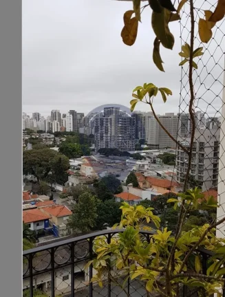 Imagem Apartamento à venda em Indianópolis, São Paulo-SP: 3 quartos, 1 suíte, 2 salas, 3 banheiros, 2 vagas de garagem, 94m². Venha conferir!