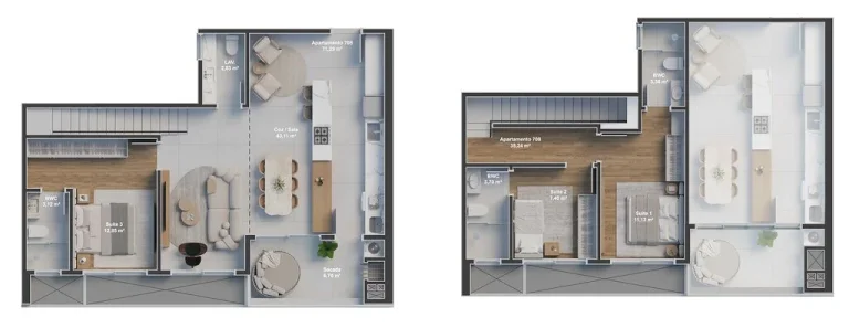 Imagem Apartamento 2 Dormitórios para venda em Florianópolis - SC