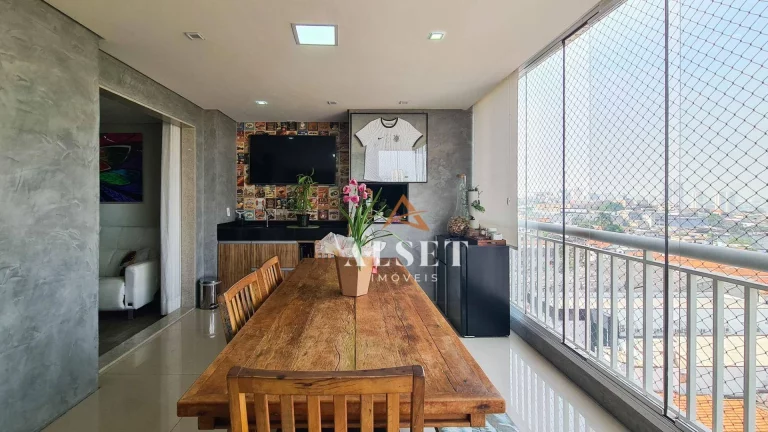 Imagem Apartamento de porteira fechada com 3 dormitórios e varanda gourmet na Vila Regente Feijó