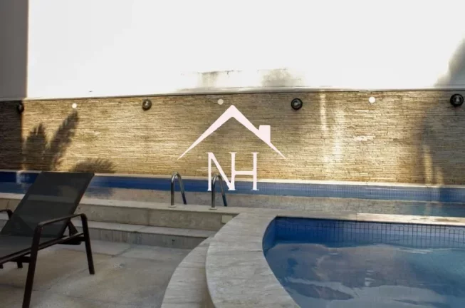 Imagem Duplex de 228m com 4 suítes com varanda, 4 vagas, piscina aquecida, espaço gourmet, academia, playground, ofurô, sauna, área verde