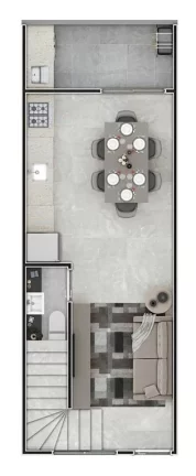Imagem CASA COM 57.5 m² - GUILHERMINA - PRAIA GRANDE SP