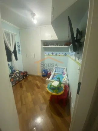 Imagem Apto com 3 dormitórios, sendo 1 suíte, sala 2 ambientes com sacada, banheiro social, cozinha, áre...